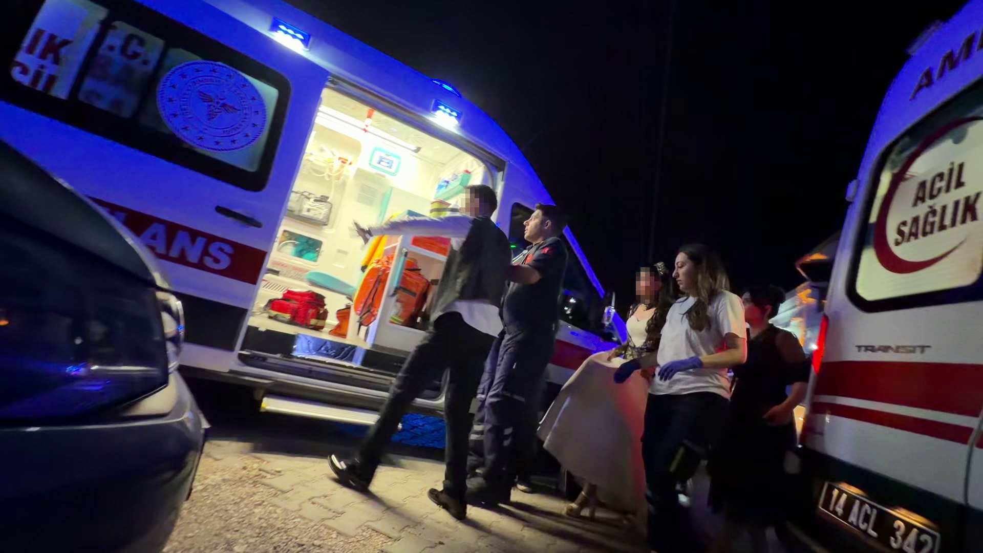 Gelinin yakınları damadı hastanelik etti!