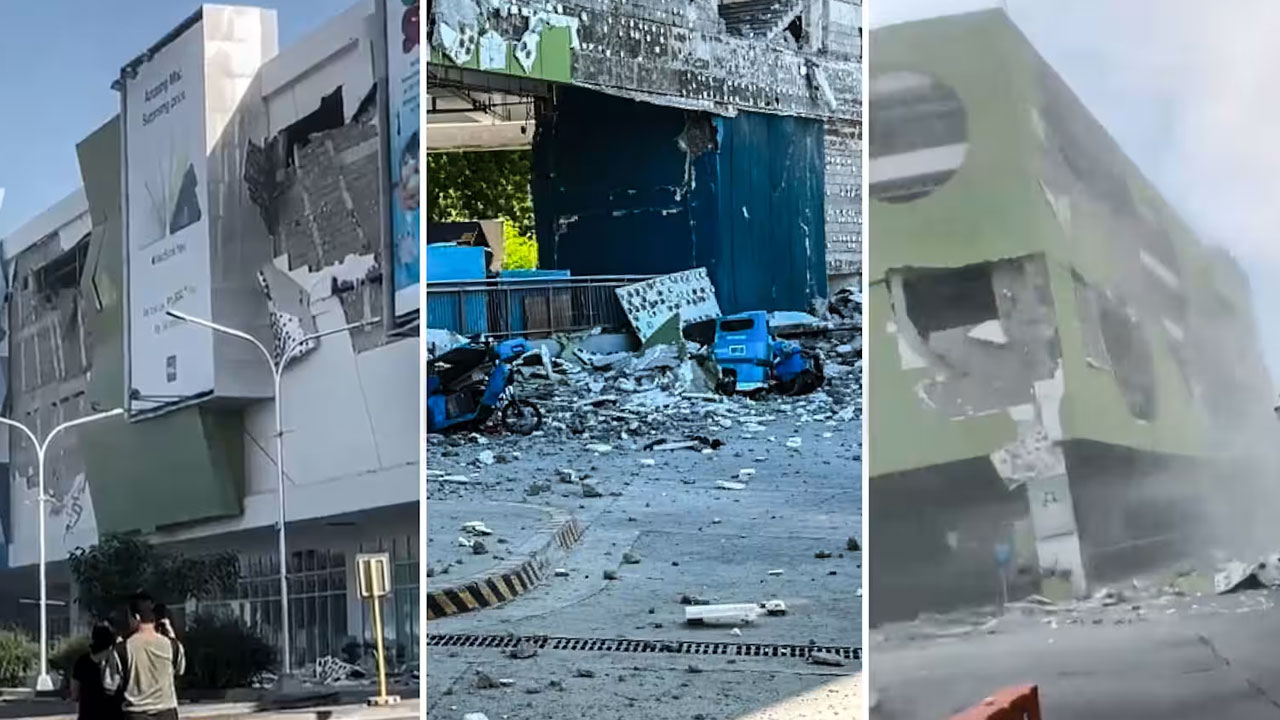 Filipinler 7.8 ile sallandı! Çok sayıda bina yıkıldı