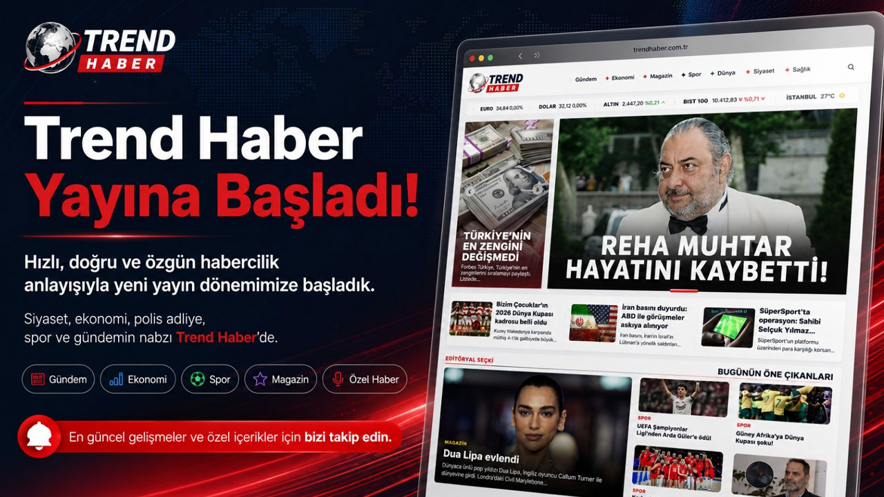 Trend Haber yayın hayatına başladı!
