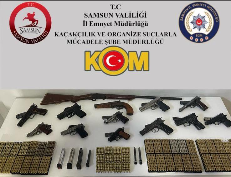Samsun'da düğün magandalarına şafak baskını!